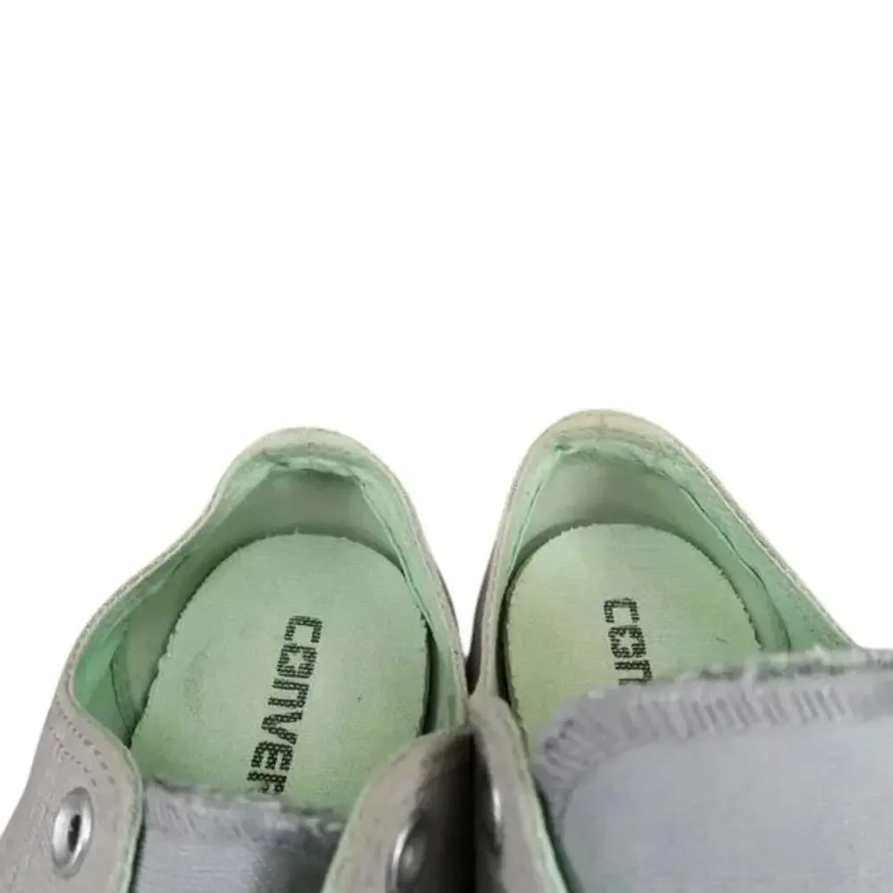 Converse Shoes Womens 8 Sneakers Chuck Taylor All Star Double Tongue Canvas Grey